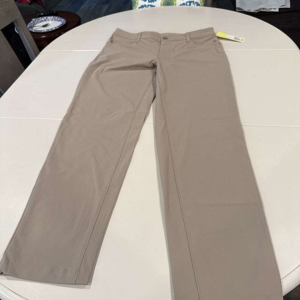 All in Motion Men's 360 Lifestyle Relaxed Fit 5-Pocket Pants Tan Size 32x32 NEW